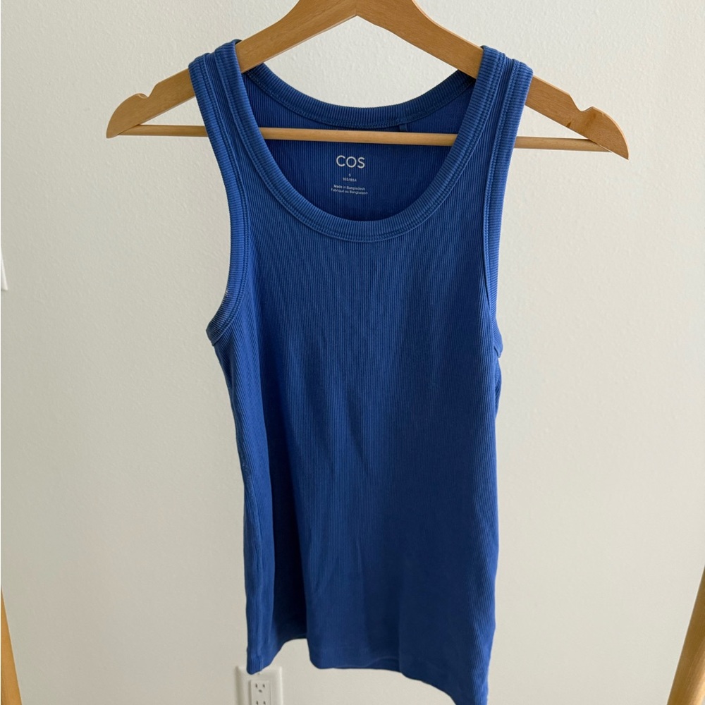 COS Women's Vibrant Blue Tank Top